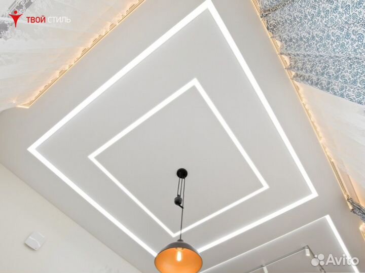 Натяжные потолки. Чистый монтаж