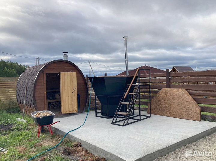 Банный чан/Купель с подогревом