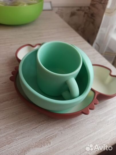 Силиконовая посуда для малышей