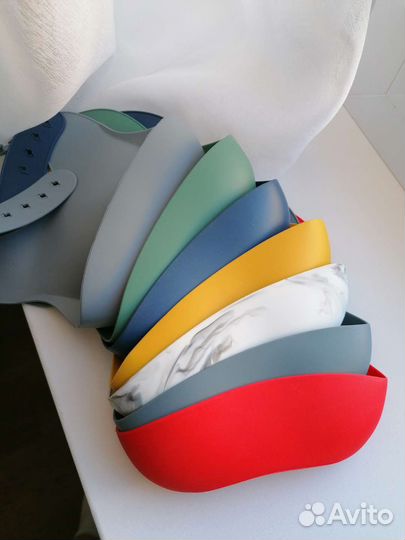 Нагрудник слюнявчик силиконовый