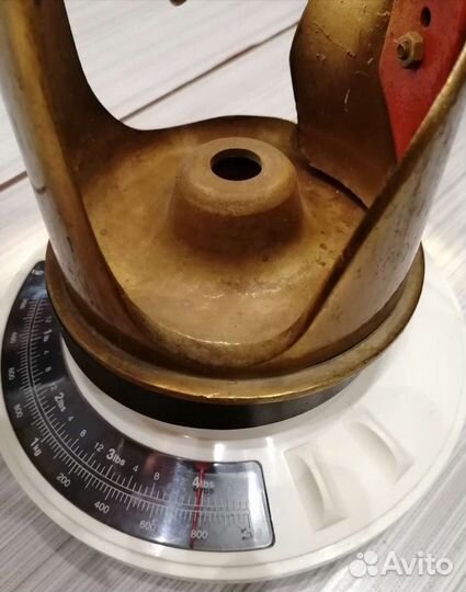 Латунный светильник танковая гильза Перо