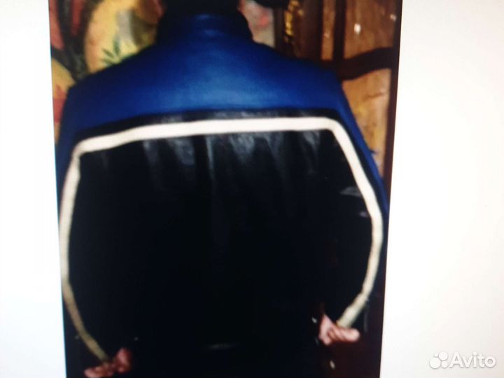 Мото куртка кожанная 56 р