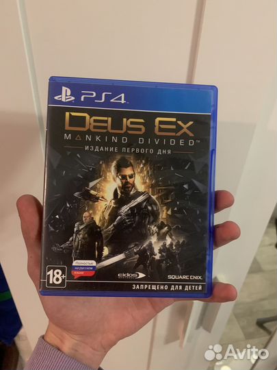 Deus Ex mankind divided издание первого дня ps4