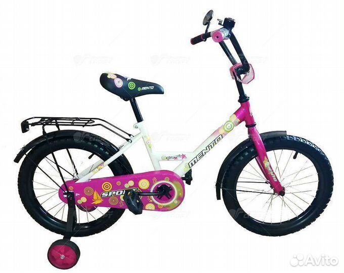 Детский велосипед бу 16 для девочки