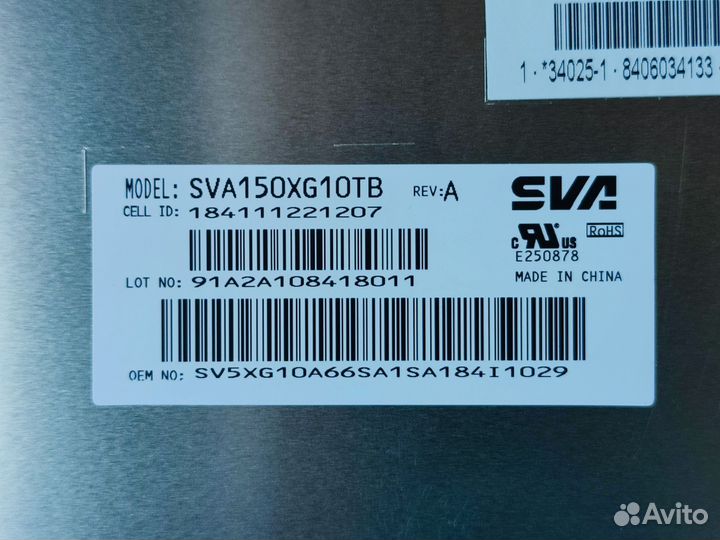 SVA150XG10TB матрица