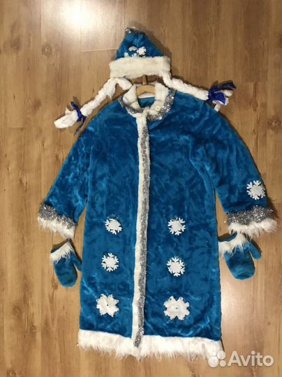 Костюм снегурочки взрослый