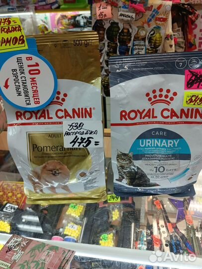 Корма для животных