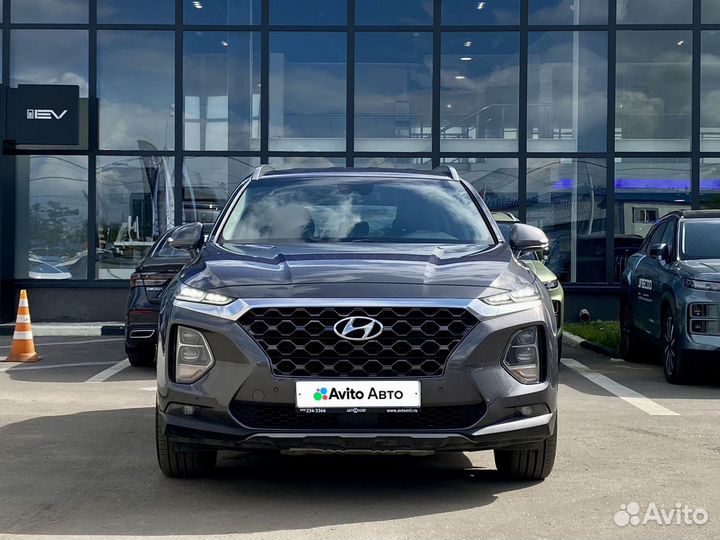 Hyundai Santa Fe 2.2 AT, 2019, 65 146 км