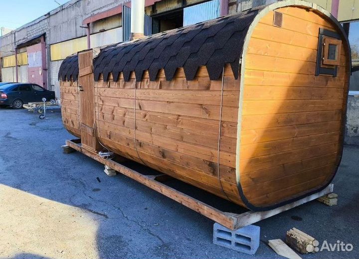 Баня бочка под ключ от производителя