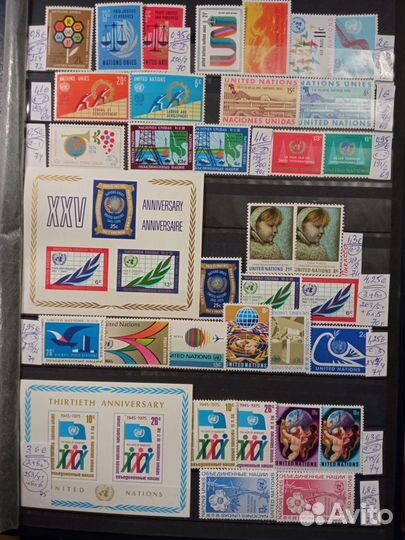 Марки** оон (Нью-Йорк), полные серии