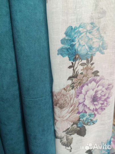 Тюль лён.Турция