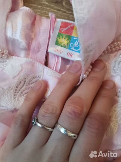 Платье розовое для девочки