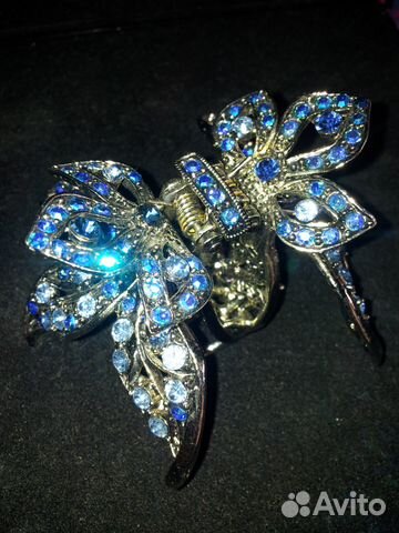 Заколки для волос со стразами