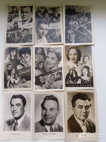 Открытки из СССР. Актеры советского кино
