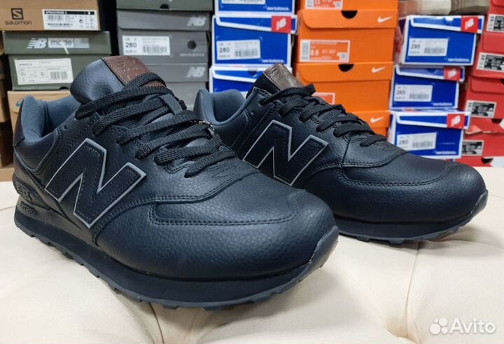 Кроссовки мужские кожаные new balance