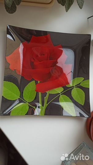 Набор тарелок стекло