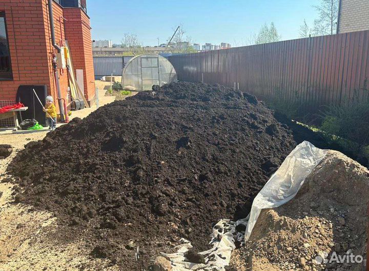 Чернозем грунт плодородный земля (10 куб м)