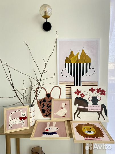 Картина акрилом на холсте