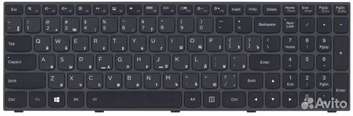 Клавиатура Lenovo IdeaPad Flex G70-80 с подсветкой