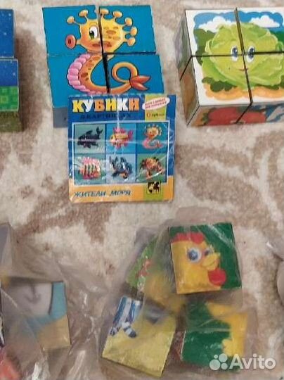 Мягкие кубики большие