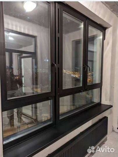 Покраска окон пвх и алюминиевых окон