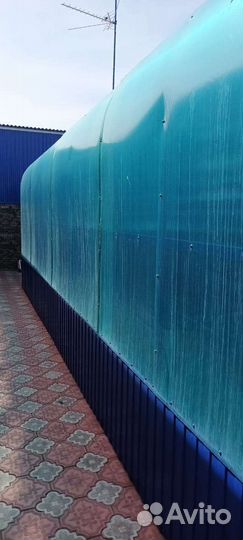 Навес из поликарбоната для частного дома бу