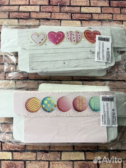 Коробка для макаронс/макарун/для сладостей новая