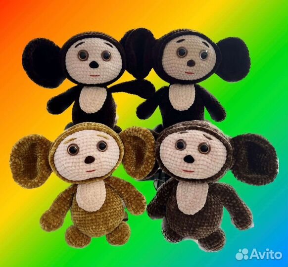 Чебурашка ручной работы