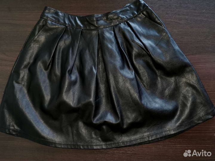 Кожаная юбка