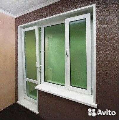 Пластиковые окна с отделкой, балкон пвх