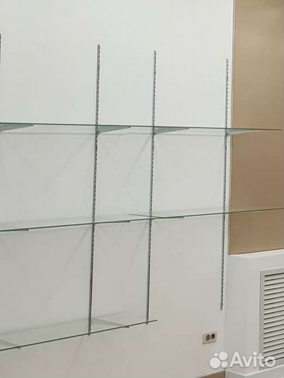 Полка стеклянная стекло