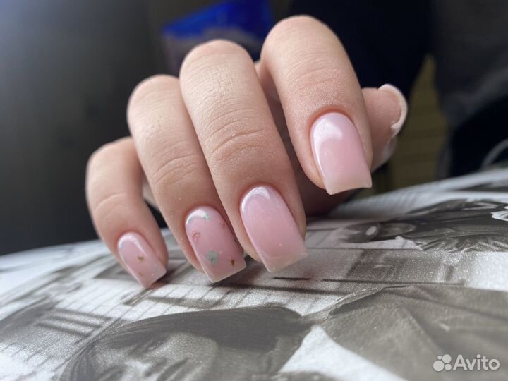 Маникюр с покрытием гель лак (дизайн в подарок)