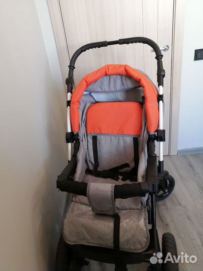 Коляска прогулочная Babyton Pillo OX Grey-Orange