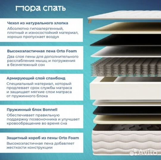 Новый матрас