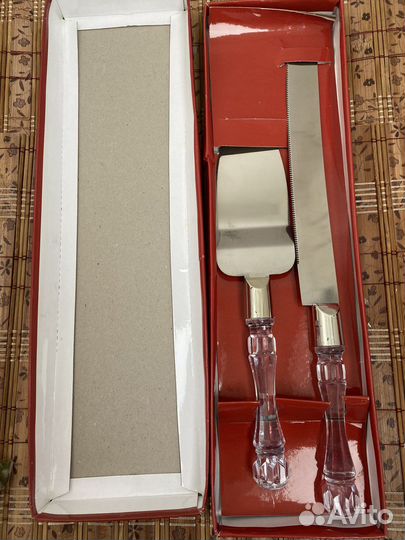 Нож и лопатка для торта