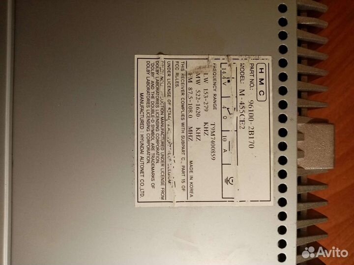 Продам магнитолу на хундай санта фе 2