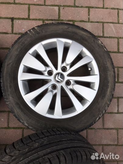 Диски R15 Citroen 4x108 с резиной