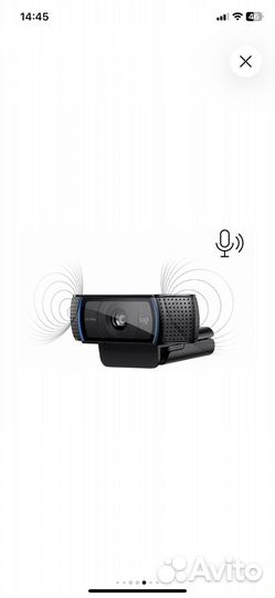 Web-камера Logitech HD Pro C920, черный