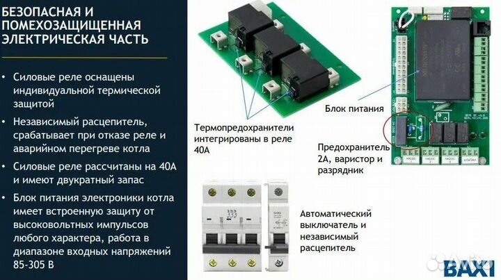 Электрические котлы baxi Ampera 6-30 кВт новые