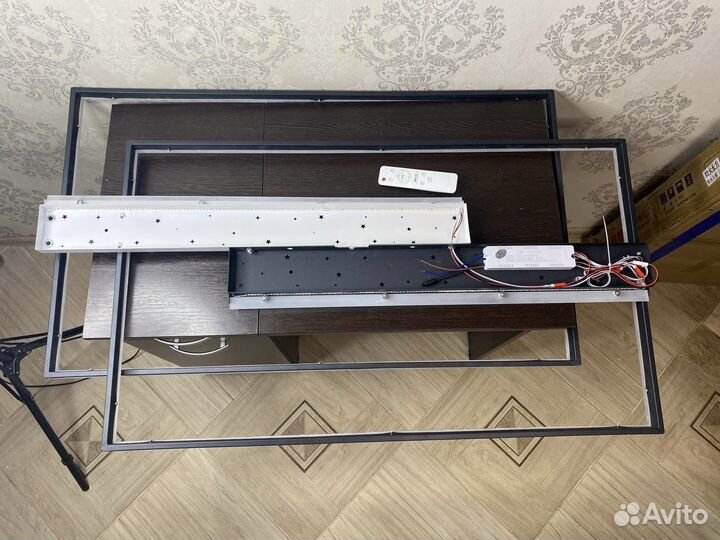 Люстра потолочная светодиодная с пультом