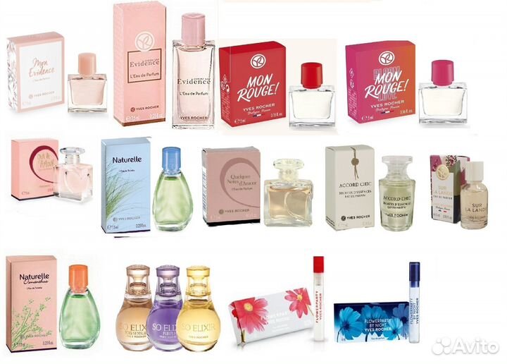 Миниатюры парфюмов Yves Rocher
