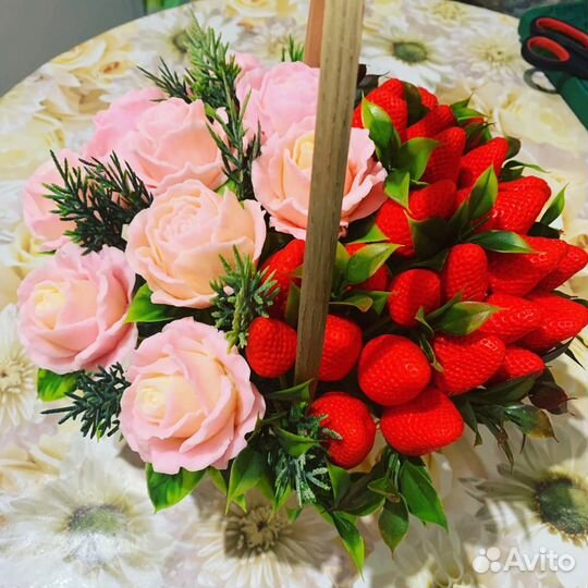 Букет цветов из мыла