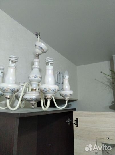 Люстра форфоровая.ссср