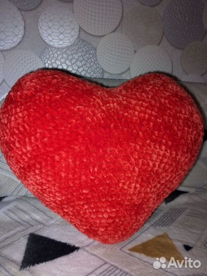 Подушка декоративная вязаная, новая