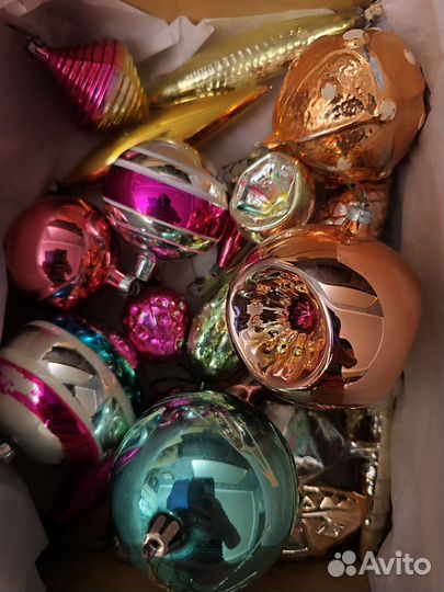 Елочные игрушки СССР одним лотом
