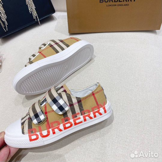 Детские кеды Burberry