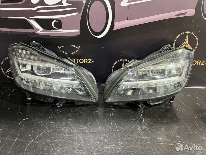 Фары передние мерседес w218 CLS500 LED ILS