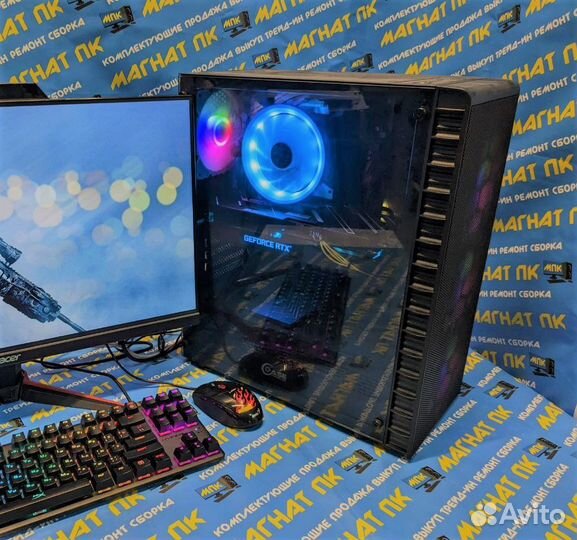 Игровой пк Intel AMD компьютер на GTX / RTX / RX