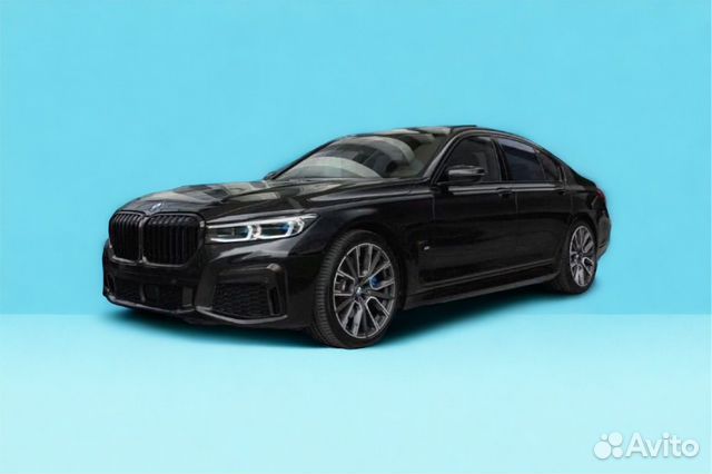 Ковры экокожа 5D черные BMW 7 G12 2015-2023