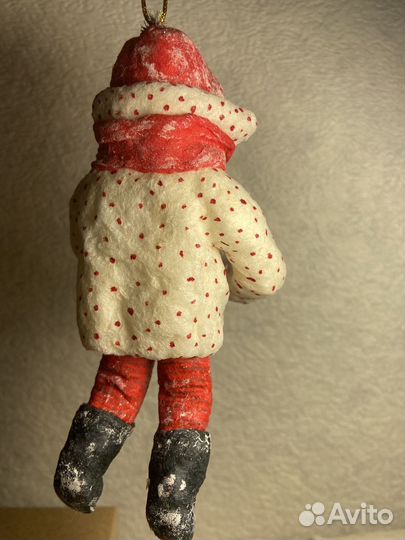 Ватные елочные игрушки